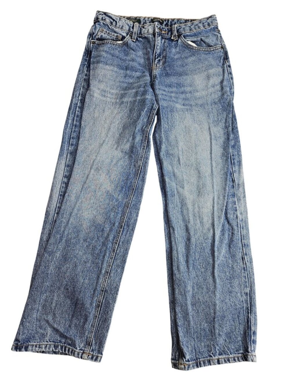 Wild Fable 90s Relaxed Straight Jeans Womens 6 Blue Mid Rise Cotton Denim